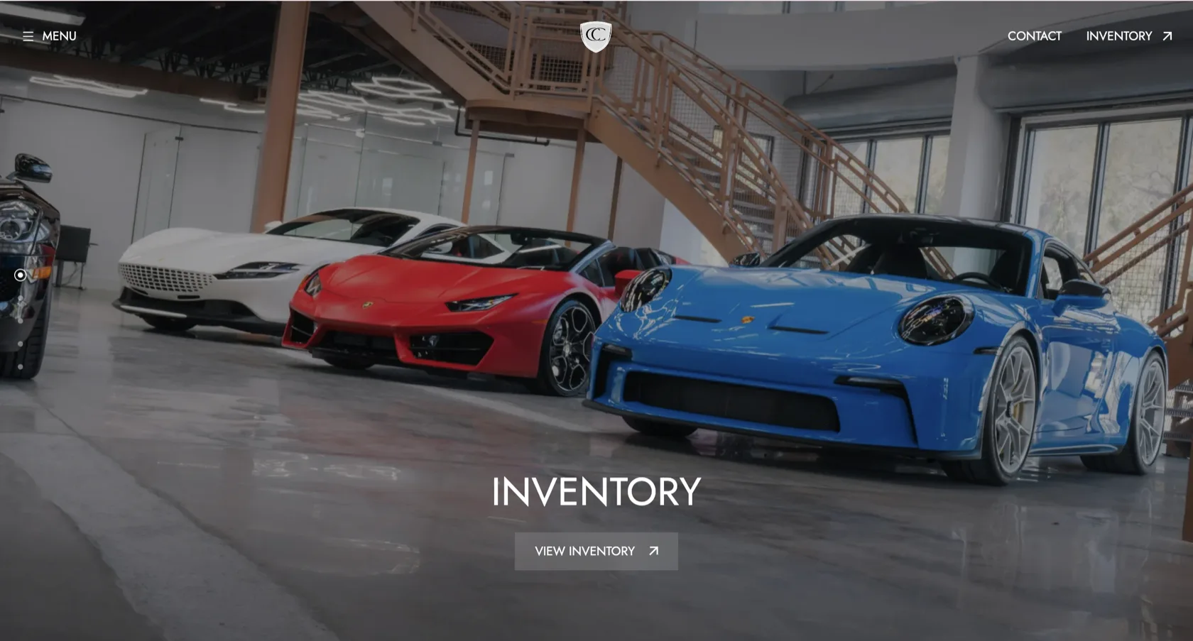 Connected dealership website with automated inventory, CRM and real-time updates
